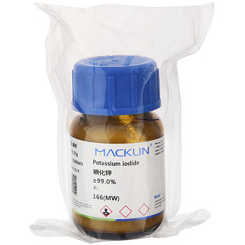 Macklin 麦克林 碘化钾 易燃物避光 Potassium iodide 碘化钾 灰碘 P816708 25g 实验室用品商城