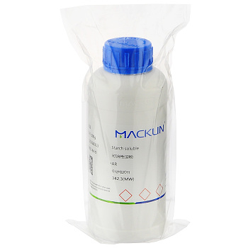 Macklin 麦克林 可溶性淀粉 Starch soluble 可溶性淀粉 水溶性淀粉 S817547 500g 实验室用品商城