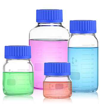 schottduran肖特宽口透明试剂瓶gl80