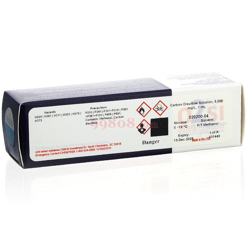 O2si 二硫化碳标准溶液,二硫化碳标准品,CDGG02020004实验室用品商城