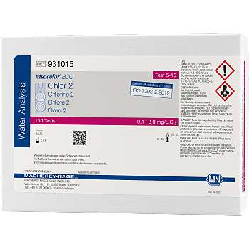 MN/德国 Colorimetric test kit VISOCOLOR ECO Chlorine 2, free and total ...