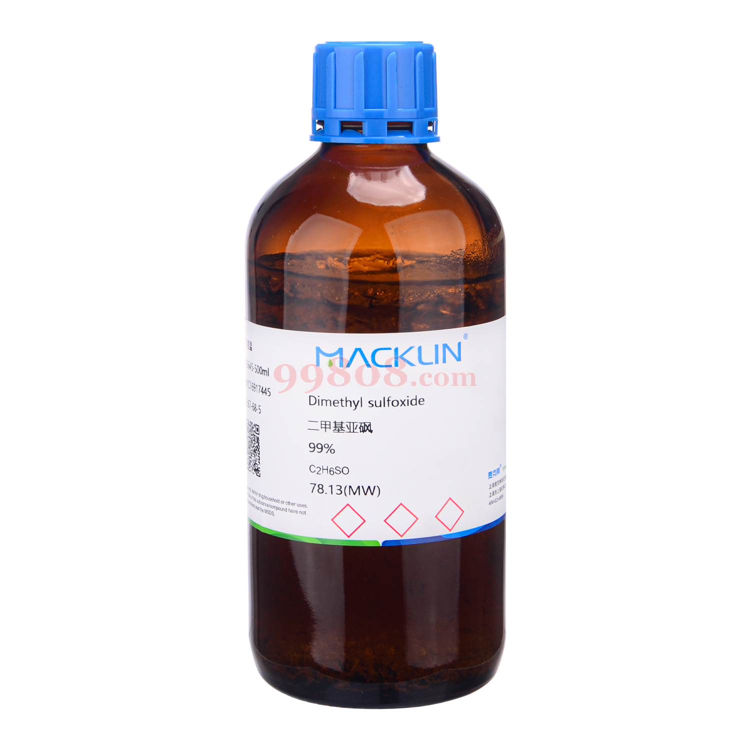 macklin/麦克林 二甲基亚砜,dimethyl sulfoxide dmso;二甲基亚砜