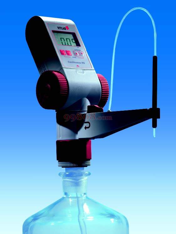 vitlab数字可调型瓶口分液器连续式